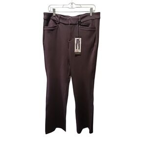 Liverpool‎ Harper Bootcut Pant Burgundy Women's Trousers 14